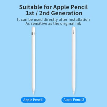 Για Apple Pencil Nib for Apple Pencil Tip 4.0, 0,72mm Συμβουλές χωρίς φθορά για Apple Pen, Αρκετά για 4 χρόνια ΧΡΗΣΗΣ, 애플펜슬 펜촉