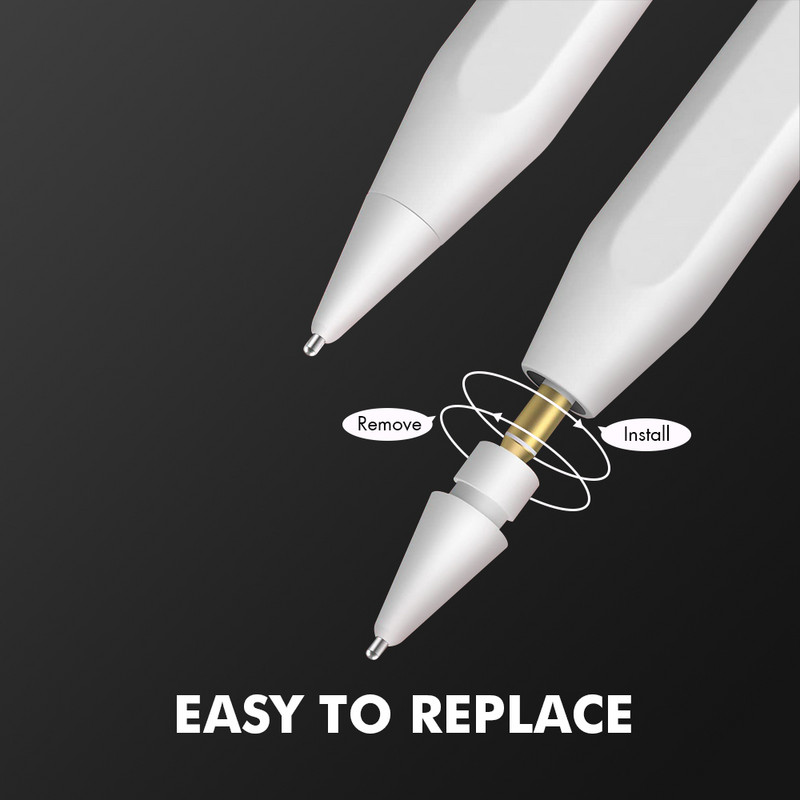For Apple Pencil Nib for Apple Pencil Tip 4.0, 0.72 mm No Wear Out Tips for Apple Pen, Dovoljno za 4 godine KORIŠTENJA, 애플펜슬 펜촉