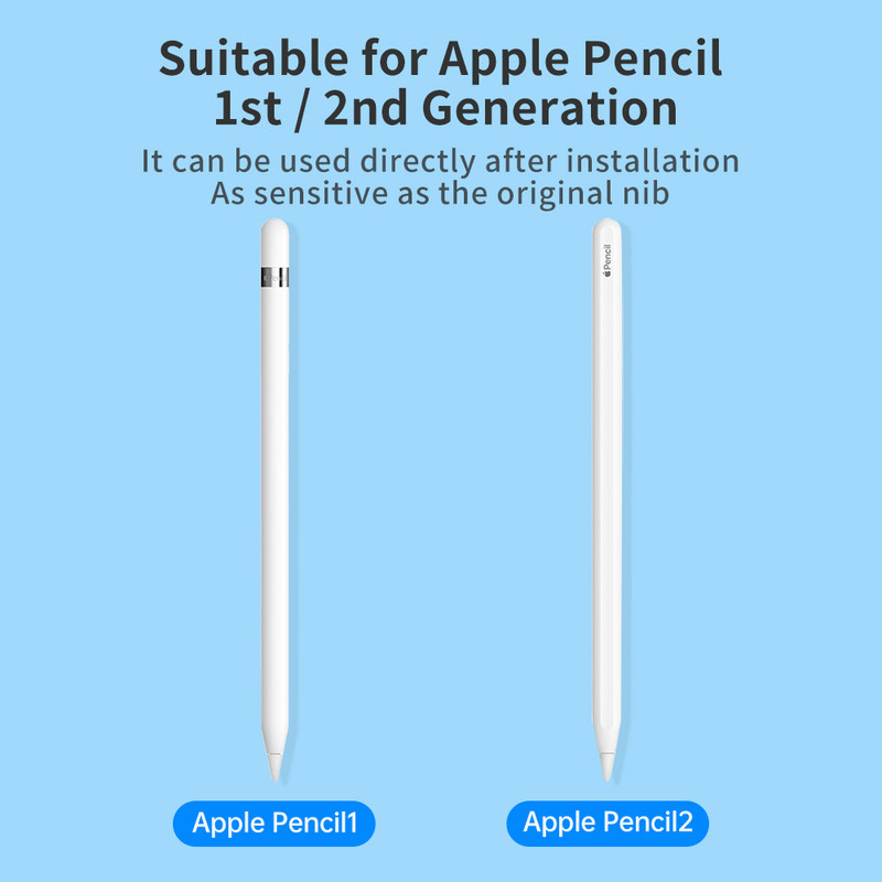 For Apple Pencil Nib for Apple Pencil Tip 4.0, 0.72 mm No Wear Out Tips for Apple Pen, Dovoljno za 4 godine KORIŠTENJA, 애플펜슬 펜촉
