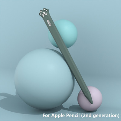 Silikónové puzdro pre Apple Pencil 2, 1. diel, peračník, dotykové pero, ochranný kryt, puzdro, prenosné mäkké silikónové puzdro