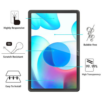 За Realme Pad Протектор за екран от закалено стъкло RealmePad 2021 10,4 инча Прозрачен филм Guard Protection Tablet Закалено стъкло