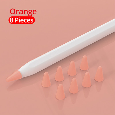 PZOZ 8 komada Zaštitna torbica za Apple Pencil 1 2st Pen Point Stylus Penpoint Cover Silikonska zaštitna torbica za Apple Pencil2 Case