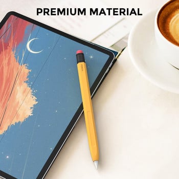 Προστατευτική θήκη σιλικόνης για Apple Pencil 2 για iPad Tablet Pen Stylus Προστατευτικό κάλυμμα μανίκι Αντιολισθητικό και αντιολισθητικό Y0U8