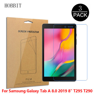 3 db Samsung Galaxy Tab A 8.0 2019 8 hüvelykes T295 T290 tablet képernyővédő fólia 0,15 mm nano karcálló robbanásbiztos fólia