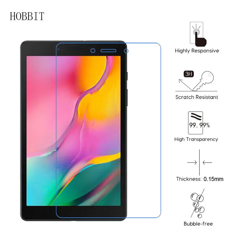3 db Samsung Galaxy Tab A 8.0 2019 8 hüvelykes T295 T290 tablet képernyővédő fólia 0,15 mm nano karcálló robbanásbiztos fólia