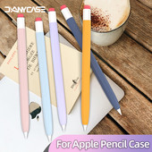 Pentru Funda Apple Pencil 1 2 Husă Duotone Husă de protecție din silicon moale 1 a 2-a generație iPad Creion piele pentru Apple Pencil