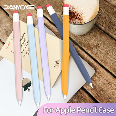 Για Funda Apple Pencil 1 2 Θήκη Duotone Μαλακό Προστατευτικό κάλυμμα σιλικόνης 1ης 2ης γενιάς μολυβοθήκη iPad για μολυβοθήκη Apple