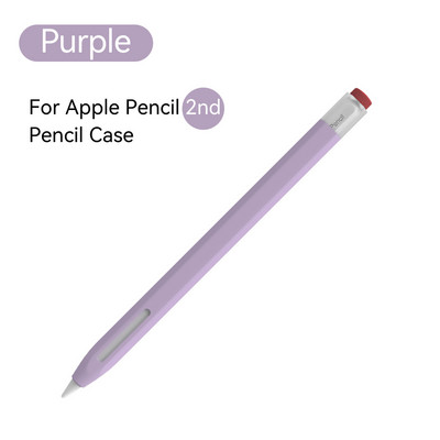 Pentru Funda Apple Pencil 1 2 Husă Duotone Husă de protecție din silicon moale 1 a 2-a generație iPad Creion piele pentru Apple Pencil