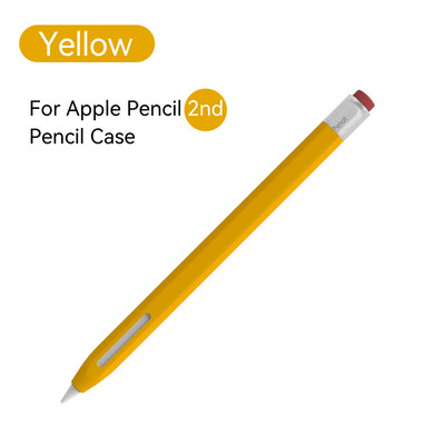 Pentru Funda Apple Pencil 1 2 Husă Duotone Husă de protecție din silicon moale 1 a 2-a generație iPad Creion piele pentru Apple Pencil