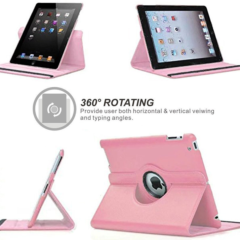 iPadhez 2 3 4 Case 360 Forgó állványú tablettaborító iPad Airhez 1 2 3 4 5 10.9 Pro 11 9.7 5. 6. 10.2 7. 8. 9. 10. tok