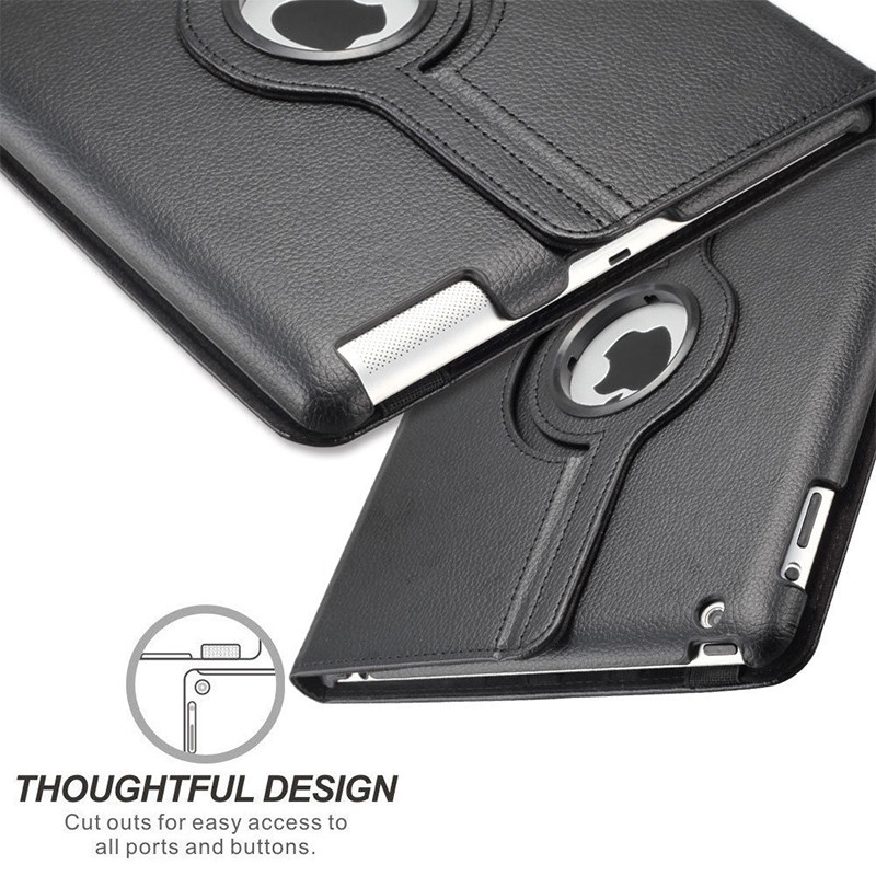 iPadhez 2 3 4 Case 360 Forgó állványú tablettaborító iPad Airhez 1 2 3 4 5 10.9 Pro 11 9.7 5. 6. 10.2 7. 8. 9. 10. tok