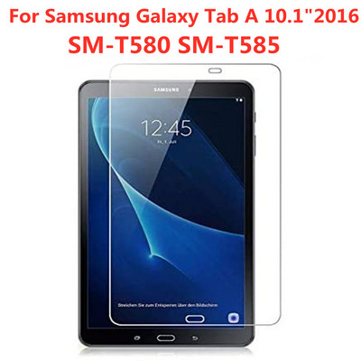 9H keménységű edzett üveg kijelzővédő fólia Samsung Galaxy Tab A 10,1 hüvelykes 2016 SM-T580 T585 karcmentes HD védőfóliához