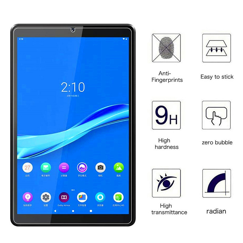 9H edzett üveg képernyővédő fólia Lenovo Tab M10 Plus FHD 10,3 hüvelykes TB-X606F X606X buborékmentes átlátszó táblagéphez