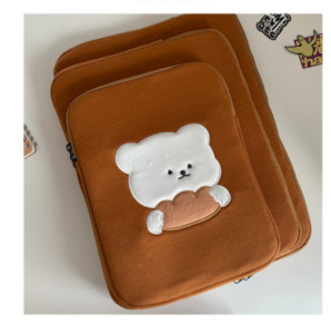 Aranyos rajzfilmes laptop táblagép belső toktáska Ipad Pro 10,5 11 12,9 Air 1 2 3 4 hüvelyes tok Macbook Ipad 9,7 10,2 10,9 hüvelykes készülékhez