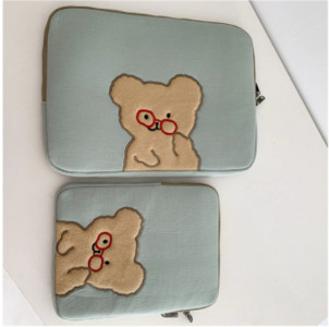 Aranyos rajzfilmes laptop táblagép belső toktáska Ipad Pro 10,5 11 12,9 Air 1 2 3 4 hüvelyes tok Macbook Ipad 9,7 10,2 10,9 hüvelykes készülékhez