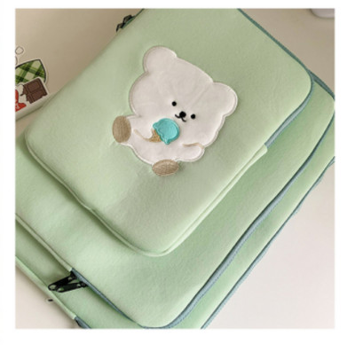 Aranyos rajzfilmes laptop táblagép belső toktáska Ipad Pro 10,5 11 12,9 Air 1 2 3 4 hüvelyes tok Macbook Ipad 9,7 10,2 10,9 hüvelykes készülékhez