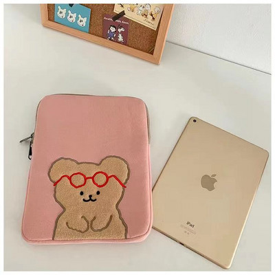 Aranyos rajzfilmes laptop táblagép belső toktáska Ipad Pro 10,5 11 12,9 Air 1 2 3 4 hüvelyes tok Macbook Ipad 9,7 10,2 10,9 hüvelykes készülékhez