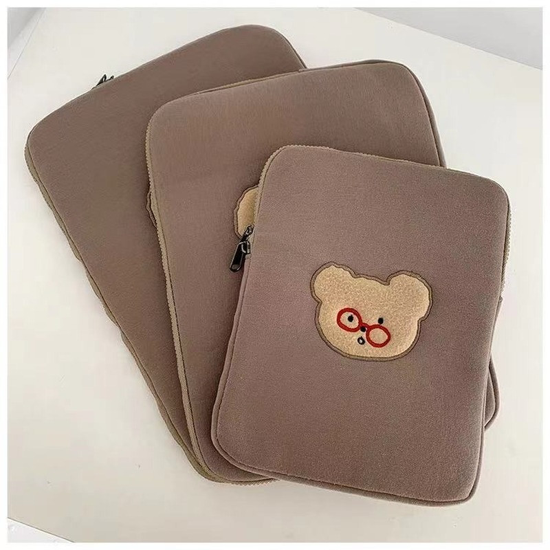 Aranyos rajzfilmes laptop táblagép belső toktáska Ipad Pro 10,5 11 12,9 Air 1 2 3 4 hüvelyes tok Macbook Ipad 9,7 10,2 10,9 hüvelykes készülékhez