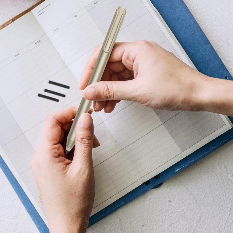 Microsoft Surface Pro1/3/6 PCS HB utántöltős tartós tollhegyhez, nagy érzékenységű ceruzával, tartalék tollhegy készlettel