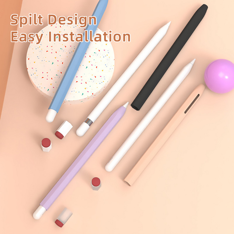 Za Apple Pencil Silikonska torbica Za Apple Pencil 1. 2. Generation Cover Tablet Stylus Pen Case Dodatna oprema za olovke za iPad Funda
