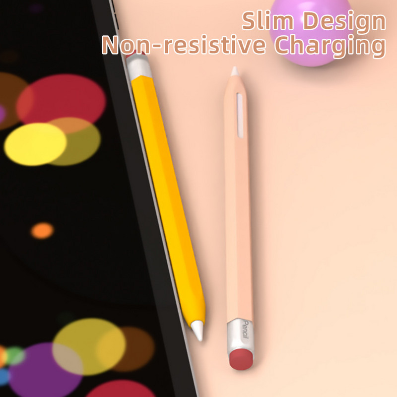 Za Apple Pencil Silikonska torbica Za Apple Pencil 1. 2. Generation Cover Tablet Stylus Pen Case Dodatna oprema za olovke za iPad Funda