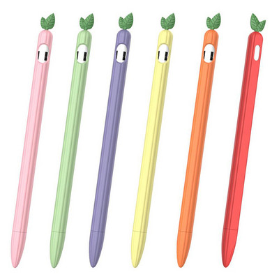 Калъф за калъф за Apple pencil 2 1 Универсален цветен за IPad Калъф за молив Неплъзгащ се защитен силикон За apple pencil 1 2 Калъф