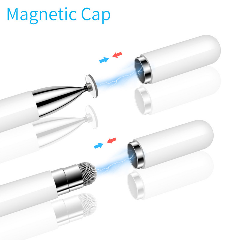 Stylus Pen iPad táblagéphez iPadhez iPhone Huawei Xiaomi Apple Pencilhez Univerzális Stylus 2 az 1-ben érintőképernyős toll