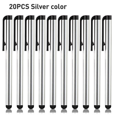 20gab Stylus Pen kapacitatīvā ekrāna Universāla skārienpildspalva zīmēšanas rakstīšanas zīmuļa piederumi Android tālruņa planšetdatoram piezīmjdatoram