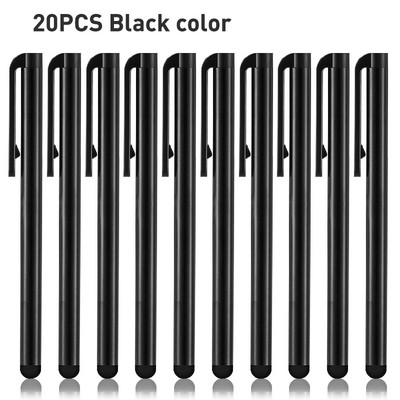 20gab Stylus Pen kapacitatīvā ekrāna Universāla skārienpildspalva zīmēšanas rakstīšanas zīmuļa piederumi Android tālruņa planšetdatoram piezīmjdatoram