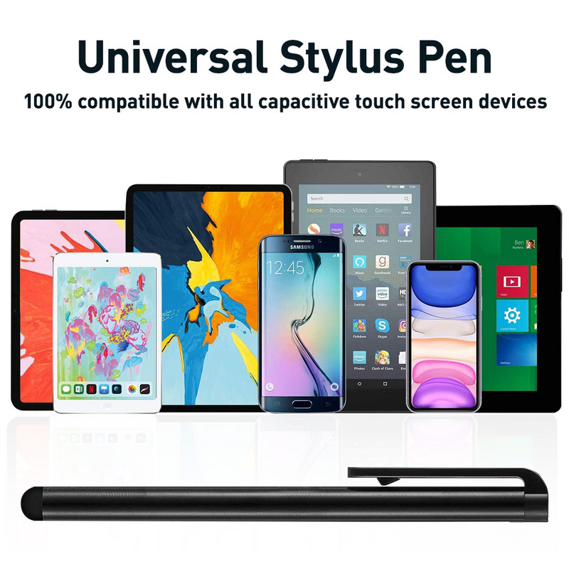 20gab Stylus Pen kapacitatīvā ekrāna Universāla skārienpildspalva zīmēšanas rakstīšanas zīmuļa piederumi Android tālruņa planšetdatoram piezīmjdatoram