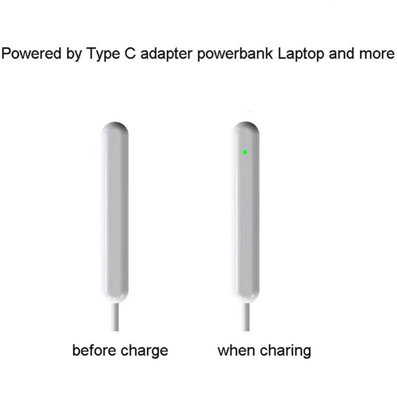 Για Apple Pencil 2 2nd Type C Charger Adapter USB C Μαγνητικό καλώδιο φόρτισης για Apple Pencil 2 2nd Stylus Charger