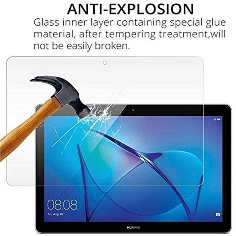 9H grūdintas stiklas, skirtas Huawei MediaPad T3 T5 10 9.6 10.1 ekrano apsauga T8 M2 M3 C5 7.0 8.0 M5 M6 10.8 8.4 colio apsauginė plėvelė