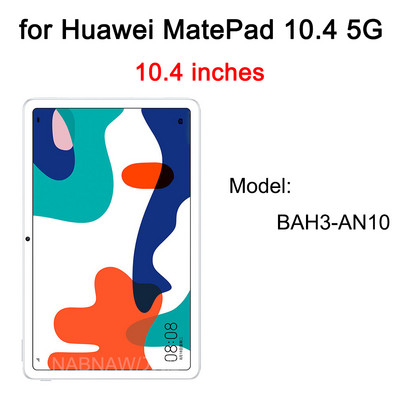 Karcálló edzett üveg kijelzővédő fólia Huawei MatePad 10.4 10.8 Pro 11 2023 2022 T 10s MediaPad T5 T3 T1 T8 8.0 10.1 készülékhez