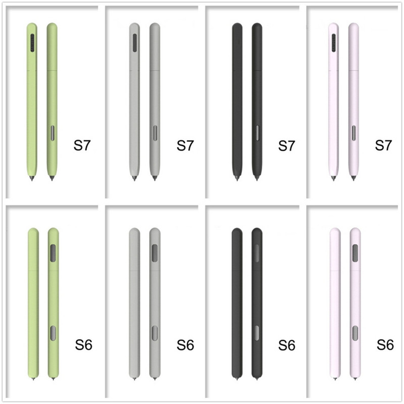 Калъф за молив за Samsung Galaxy Tab S6 S7 S Pen Cover Сладък анимационен таблет Силиконов калъф за молив Cover Business