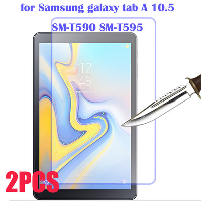 2TK karastatud klaasist ekraanikaitse Samsung Galaxy Tab A 10.1 2019 T510 T515 SM-T510 SM-T515 10.5 SM-T580 T590 kriimustuskindel