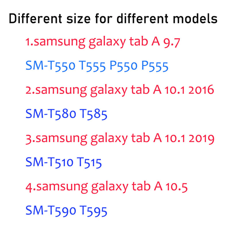 2Gb rūdīta stikla ekrāna aizsargs Samsung Galaxy Tab A 10.1 2019 T510 T515 SM-T510 SM-T515 10.5 SM-T580 T590 skrāpējumu necaurlaidīgs
