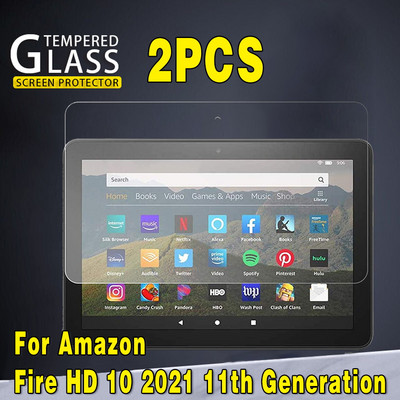 2 tk karastatud klaasist ekraanikaitset Amazon Fire 7 5., 7., 9., 12. Fire HD 8 Fire HD10 2017 2019 11. 10 Plus Fire 10 jaoks
