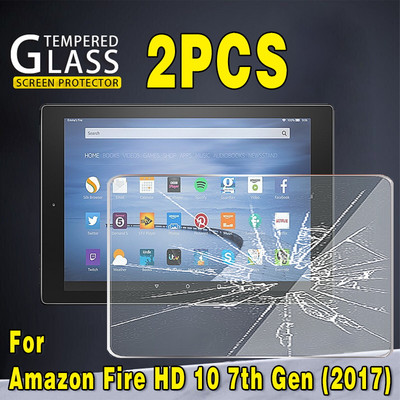 2 tk karastatud klaasist ekraanikaitset Amazon Fire 7 5., 7., 9., 12. Fire HD 8 Fire HD10 2017 2019 11. 10 Plus Fire 10 jaoks