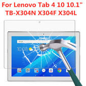 9H rūdīts stikls Lenovo Tab 4 10 10,1 collu ekrāna aizsargplēve TB-X304N X304F X304L planšetdatora aizsargplēve pret pirkstu nospiedumiem