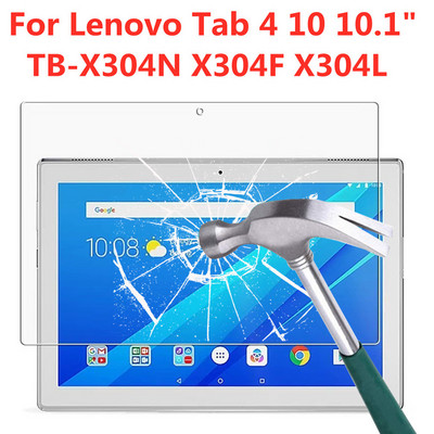 9H rūdīts stikls Lenovo Tab 4 10 10,1 collu ekrāna aizsargplēve TB-X304N X304F X304L planšetdatora aizsargplēve pret pirkstu nospiedumiem