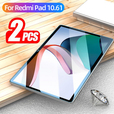 (2 paketa) Kaljeno staklo za Xiaomi Redmi Pad 10.61 2022 Full Coverage Screen Protector Film za tablete