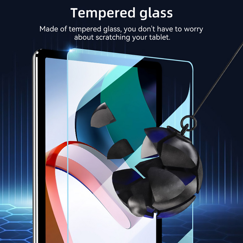 (2 paketa) Kaljeno staklo za Xiaomi Redmi Pad 10.61 2022 Full Coverage Screen Protector Film za tablete