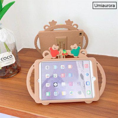 Za iPad 7th 8th 9th Gen 10.2 360 Rotation Handle Stand Case Za iPad 10th Air 1 2 3 4 5 10.9 2022 Mini 6 9.7 Pro 11 Kids Cover