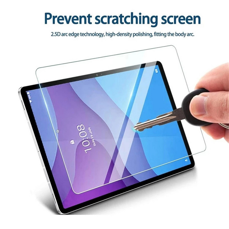 (2 pakuotės) Grūdintas stiklas, skirtas Lenovo Tab M10 FHD Plus 2nd 3rd Gen 10.1 10.3 10.61 TB-X306X TB-X605X TB-X606X ekrano apsaugai