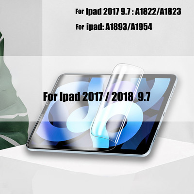 Hidrogel folija za IPad Pro 11 10.2 9.7 10.5 9 Zaštitna maska za ekran za I Pad 8 7 Mini 6 5 2 3 Air 4 Gen 1 2021 2020 Bez stakla