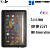 2 DB üveg Amazon Fire HD 10 2021 képernyővédő fólia tabletta védőfólia Amazon Fire HD 10 Plus 2021 edzett üveghez