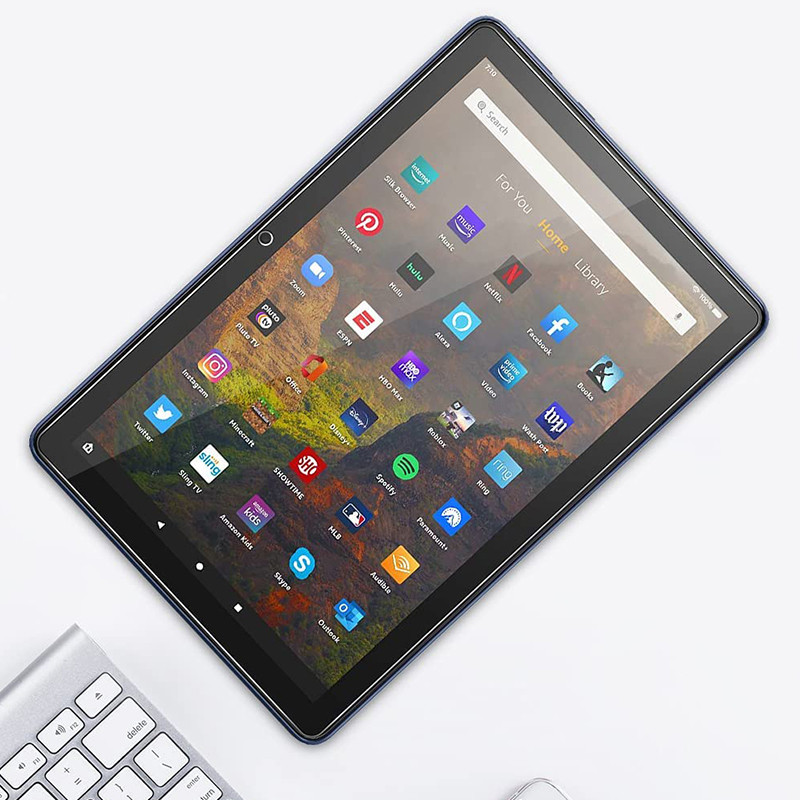 2 DB üveg Amazon Fire HD 10 2021 képernyővédő fólia tabletta védőfólia Amazon Fire HD 10 Plus 2021 edzett üveghez