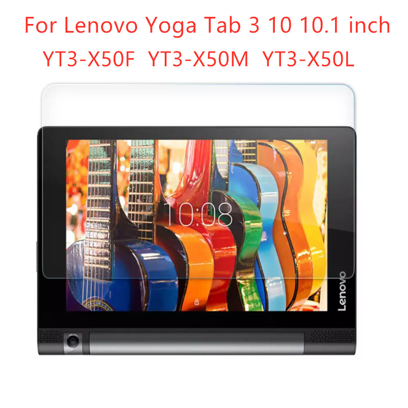 9H edzett üveg Lenovo Yoga Tab 3 10 Pro Plus 10,1 hüvelykes képernyővédő fólia YT3-X90F YT-X703F YT3-X50F tablet védőfólia