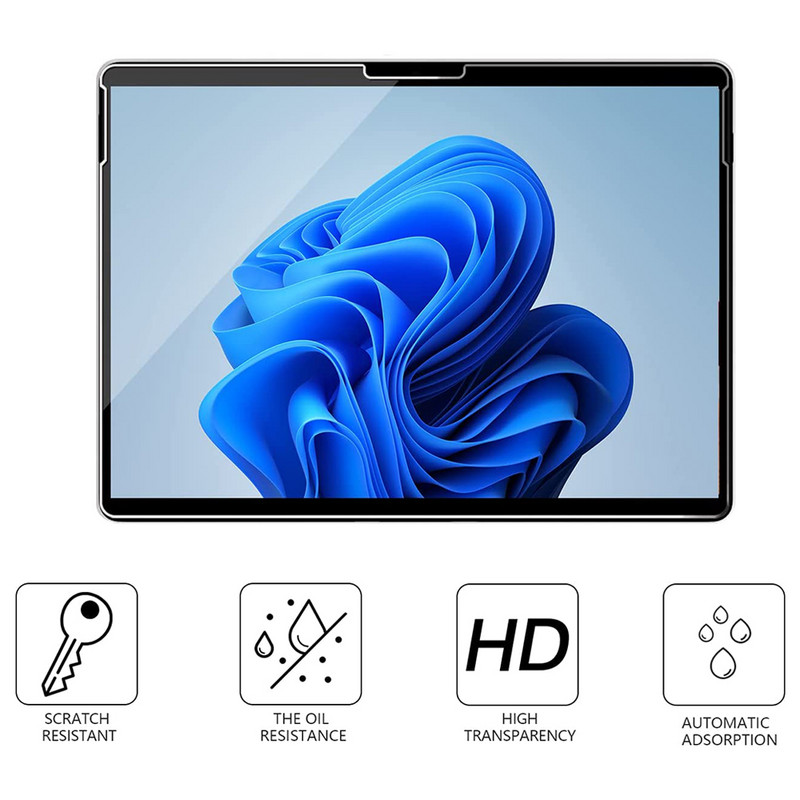 Προστατευτικό οθόνης από σκληρυμένο γυαλί για Microsoft Surface Pro 8 9 X 13 ιντσών Προστατευτική μεμβράνη tablet για Surface Pro 8 9 X 2020 2021