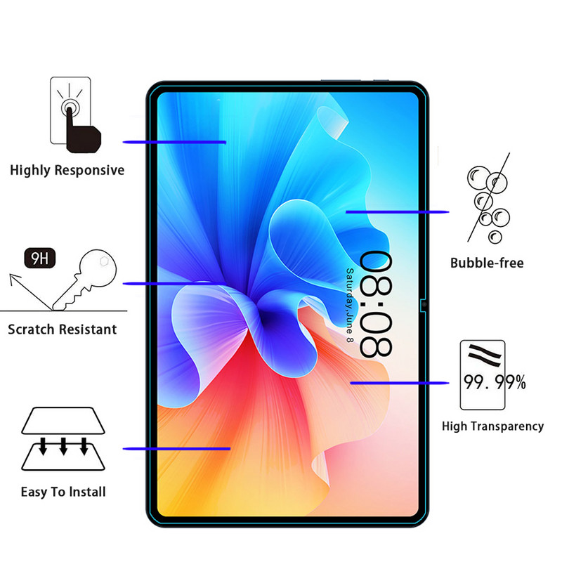 Προστατευτικά οθόνης Tablet Tempered Glass 9H για Teclast T40 Pro 10,4 ιντσών Protective Film Glass Guard 9H 0,33mm T40Pro